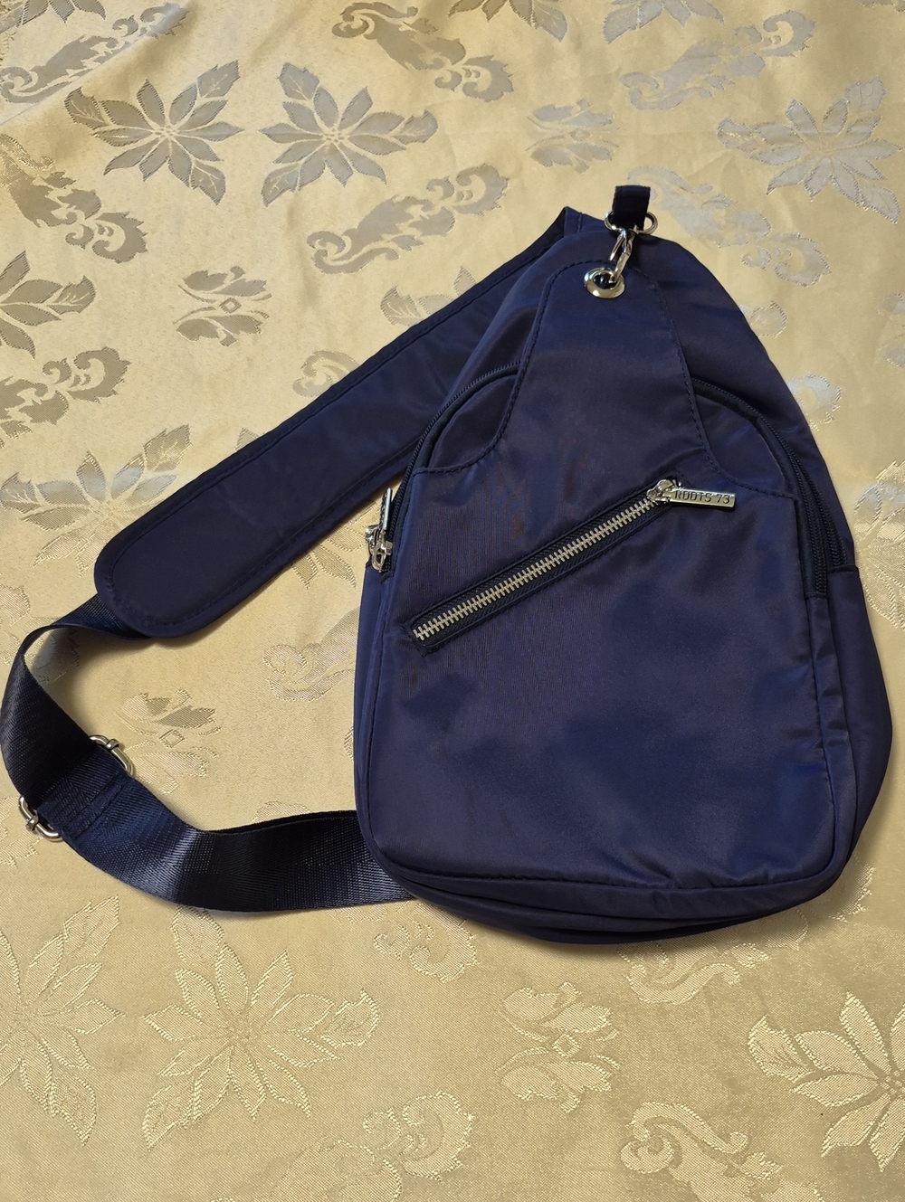 Roots Dark Blue Crossbody Belt Bag |Adjustable Strap